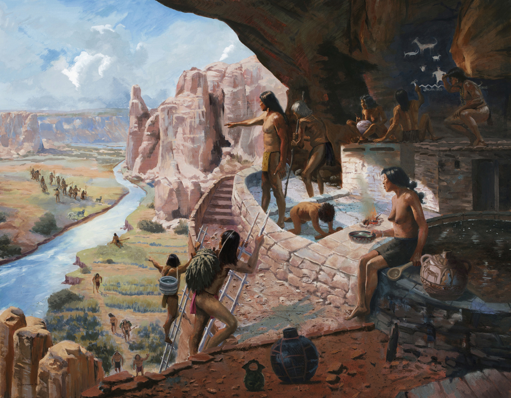 Anasazi Cliff Dwellers of the Thirteenth Century