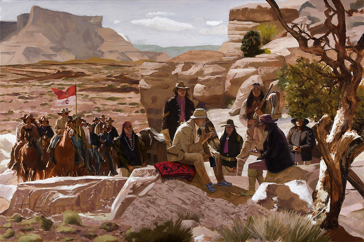Geronimo Surrenders to General Crook