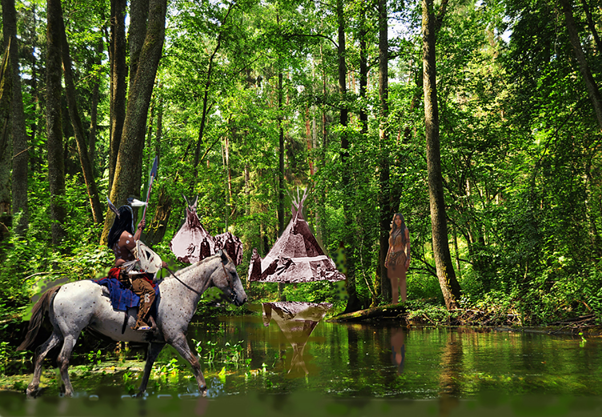 Village in the Forrest