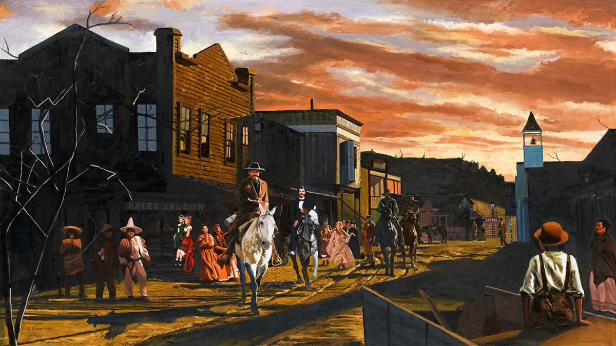 Wyatt Earp Enters Old Tucson