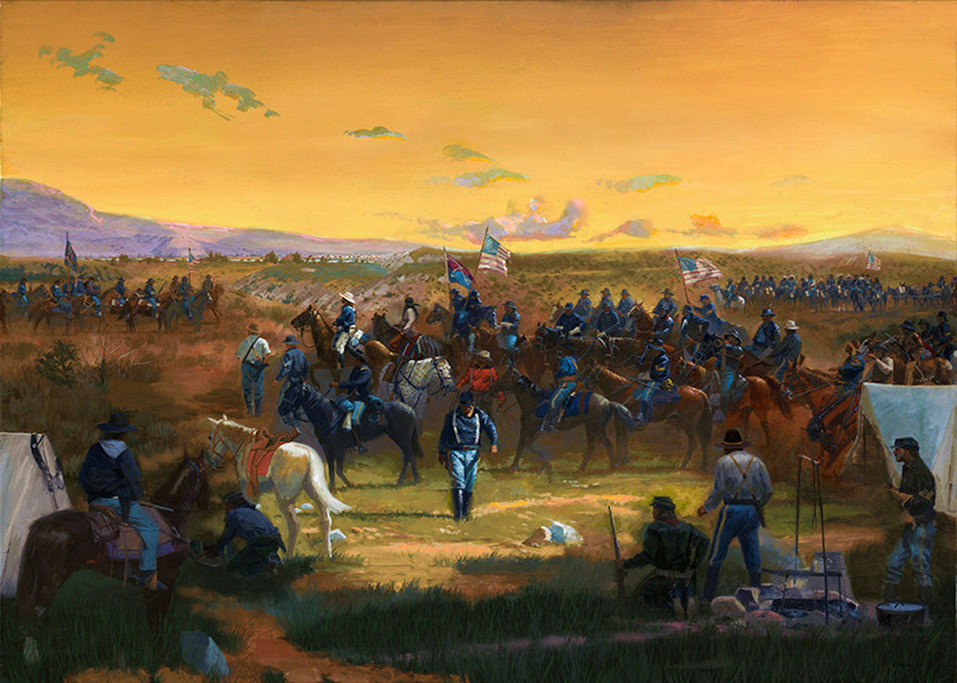 Custer Divides the 7th Cavalry